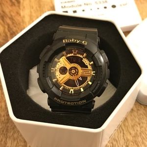 CasiovBaby-G BA110-1A Black Resin Quartz Watch